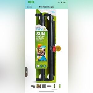 Munchkin brica sun safety. 2 roller shades new.